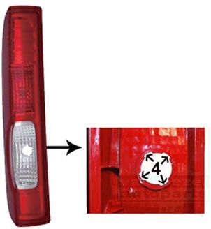 VAN WEZEL 4395931 -  Задний фонарь